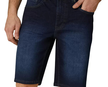 Dkny Men's Essential Regular-Fit Stretch Denim Shorts Blue Size 42 MSRP $60