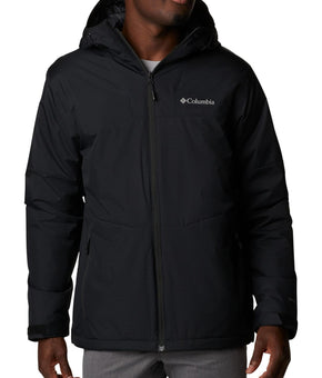Columbia Sportswear Mens Point Park Insulated Warm Soft Jacket Black Size L