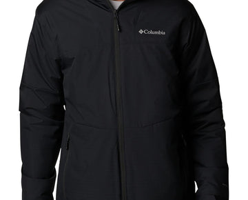 Columbia Sportswear Mens Point Park Insulated Warm Soft Jacket Black Size L