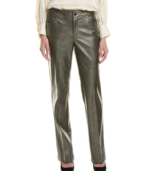 Anne Klein womens Slim Ankle Pant, Size 6, Grey MSRP $119