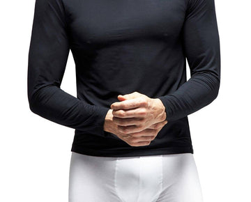 Heat Holders Men's ULTRA LITE Base Layer Top Black Size XL