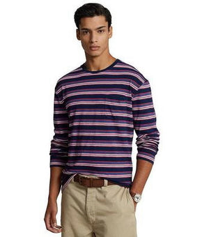 Ralph Lauren Polo Men's long sleeve Jersey T shirt Navy Size XL MSRP $110