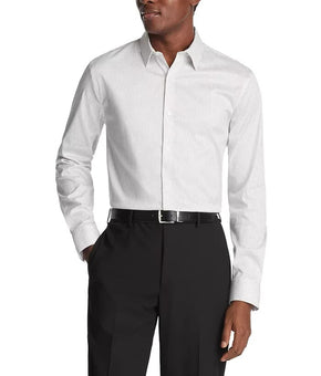 Calvin Klein Men's X Extra Slim Fit Dress Shirt Size 16/16.5 x 32/33 Gray $85