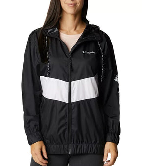 Columbia Sandy Sail Windbreaker Jacket Black White Size XS MSRP $80