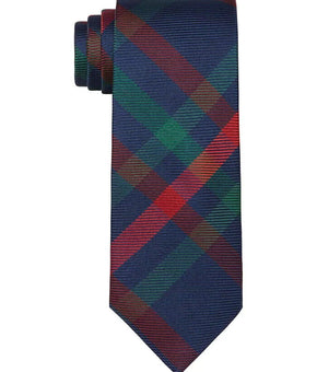 TOMMY HILFIGER Men's Slim Lux Bold Tie Blue Green MSRP $70