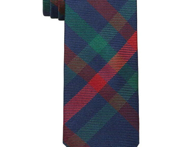 TOMMY HILFIGER Men's Slim Lux Bold Tie Blue Green MSRP $70