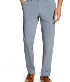 Club Room Mens Performance Mid-Rise Straight Leg Pants Gray Size 38/30 MSRP $65