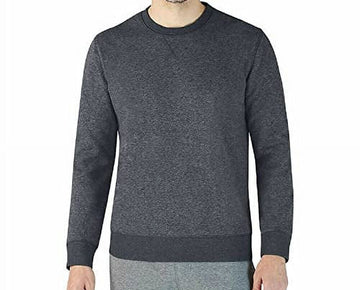 Eddie Bauer Men¢®?s Fleece Lined Crew Sweatshirt (Size XXL, Gray)