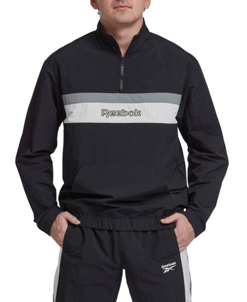 Reebok Mens Classic fit Quarter zip Sweatshirt XXL Black