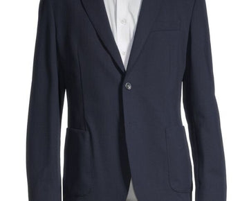 HUGO BOSS C-Hanry-J-214 Slim Stretch Blazer Navy Blue Size 44R MSRP $495