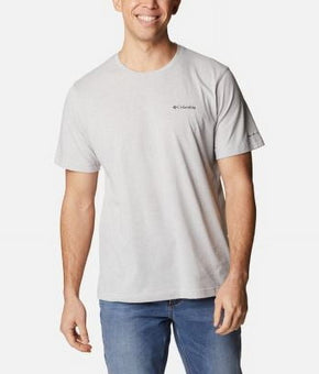 Columbia Mens Regular fit Short Sleeve T-Shirt Shirt XXL Grey Solid