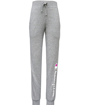 CHAMPION Big Girls Script Jogger with PIP Gray Size L