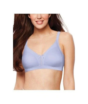Bali Bra Womens Size 34D Purple Classic Support Wireless Back Smoothing T-Shirt