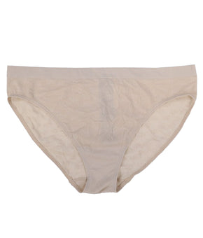 Lauren Ralph Lauren Womens Brief Hipsters Monogram Mesh Jacquard Size M Beige