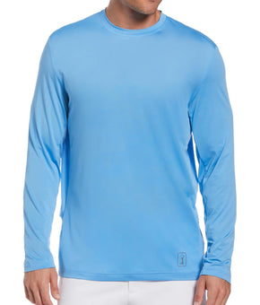 PGA Tour Mens Sun Protection Golf Shirts & Tops Blue Size S