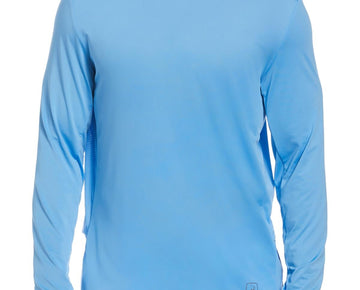 PGA Tour Mens Sun Protection Golf Shirts & Tops Blue Size S