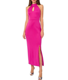 CeCe Women's Halter Maxi Dress Pink Size 2 MSRP $119