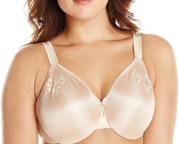 Wacoal Slimline Seamless womens Minimizer Underwire Bra Size 38D Beige