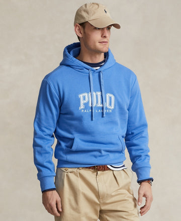 Polo Ralph Lauren Men's Logo Fleece Hoodie Blue Size S MSRP $168