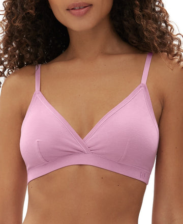 GAP GapBody Women Breathe Full Coverage Bralette GPW00153 Pink Size L MSRP $35