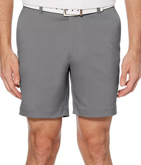 PGA TOUR Men's 7????¢ç¡§? Flat Front Golf Short With Active Waist Grey, Size 42 MSRP $65