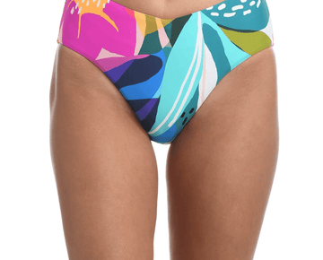 La Blanca Women's Eclectic V Front Swim Bottoms Green Size 6