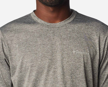 Columbia Men's Hike Moisture-Wicking Crew Neck T-shirt Gray Size L MSRP $45
