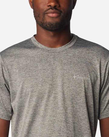 Columbia Men's Hike Moisture-Wicking Crew Neck T-shirt Gray Size L MSRP $45