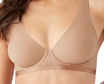 b.tempt'd Nearly Nothing Plunge Underwire Bra 951263 SZ 32C Beige $44