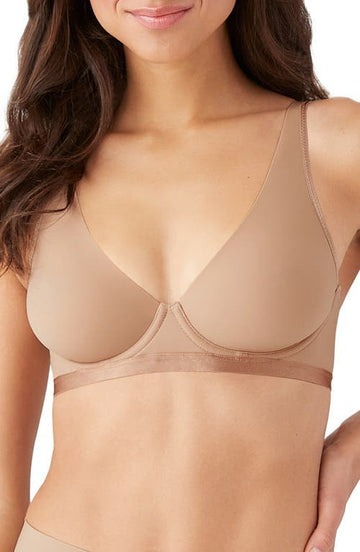 b.tempt'd Nearly Nothing Plunge Underwire Bra 951263 SZ 32C Beige $44