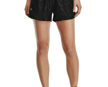 Under Armour Women's Logo Waistband Play Up Shorts Black Size S MSRP $30