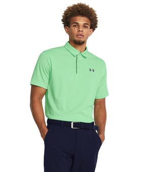 Under Armour Tech Men's Polo Top Color: Matrix Green Size S