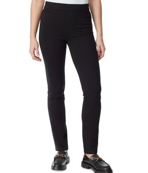 Gloria Vanderbilt Women's Amanda Pull-On Ponte Pants Black Size 14
