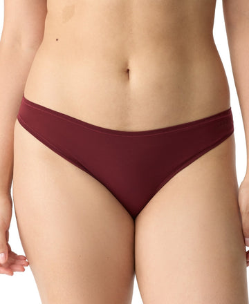 GapBody Women's Breathe Bikini Underwear GPW00175 Wine Red Size M