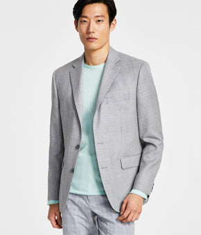 Lauren Ralph Lauren Wool ClassicUltraflex Stretch Blazer Grey Size 38S MSRP $295