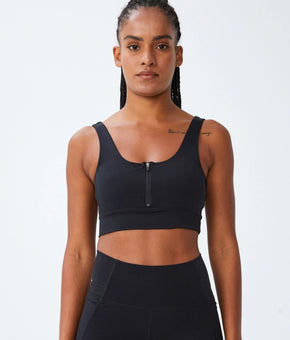 Cotton on Body Women's Ultimate Zip Front Vestlette Top Sports Black Size XS