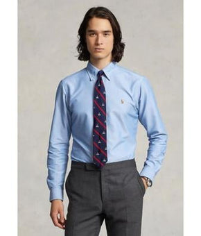 Polo Ralph Lauren Men Classic fit Long Sleeve Button-Up Shirt Small Blue Solid