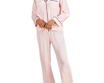 I.N.C. Satin Notch Collar Packaged Pajama Set Size XL Pink MSRP $80