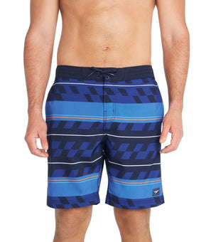Speedo Men's Printed Bondi Basin 9" Boardshorts BLUE Size S MSRP $62