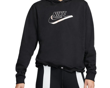 Nike womens Plus Size Sportswear Pullover Hoodie logo black Size 1X MSRP $55