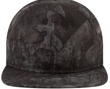 New Era Mens 9Twenty Tonal Camo Flat Brim Cap Black