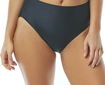Contours by Coco Reef Women's Onyx HIGH Waist Bottom, Black 001, Size M
