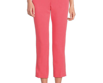Tommy Hilfiger Womens Ankle Slim Fit Trouser Pants Size 2 Pink