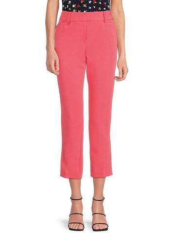 Tommy Hilfiger Womens Ankle Slim Fit Trouser Pants Size 2 Pink