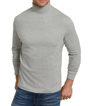 Club Room Mens Cotton Turtleneck T-Shirt Gray Size M