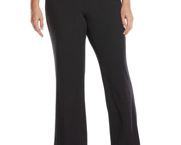 Rafaella Plus Size 20W Curvy Fit Bootcut Pant Black MSRP $89