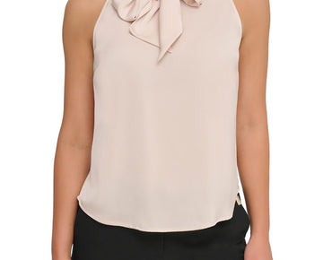 Tommy Hilfiger Womens Solid Blouse White Size S