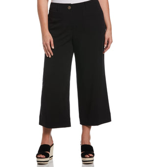Rafaella Plus Size 20W Classic Fit Ankle Pants Black MSRP $89