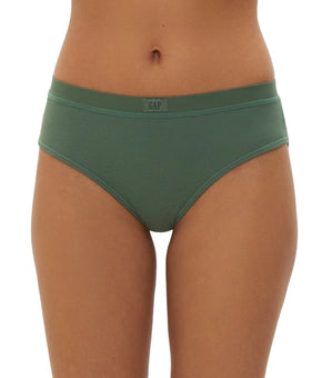 GapBody Women's Logo Comfort Hipster Underwear GPW01076 Loive Green Size M