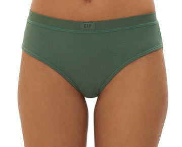 GapBody Women's Logo Comfort Hipster Underwear GPW01076 Loive Green Size M